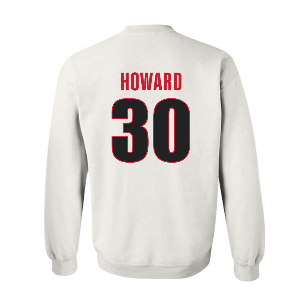Georgia - NCAA Softball : Destin Howard - NCAA® Tournament Replica Shersey Crewneck Sweatshirt-1