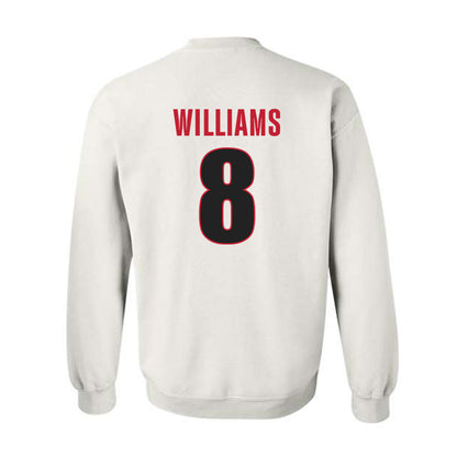 Georgia - NCAA Softball : Mua Williams - NCAA® Tournament Replica Shersey Crewneck Sweatshirt-1