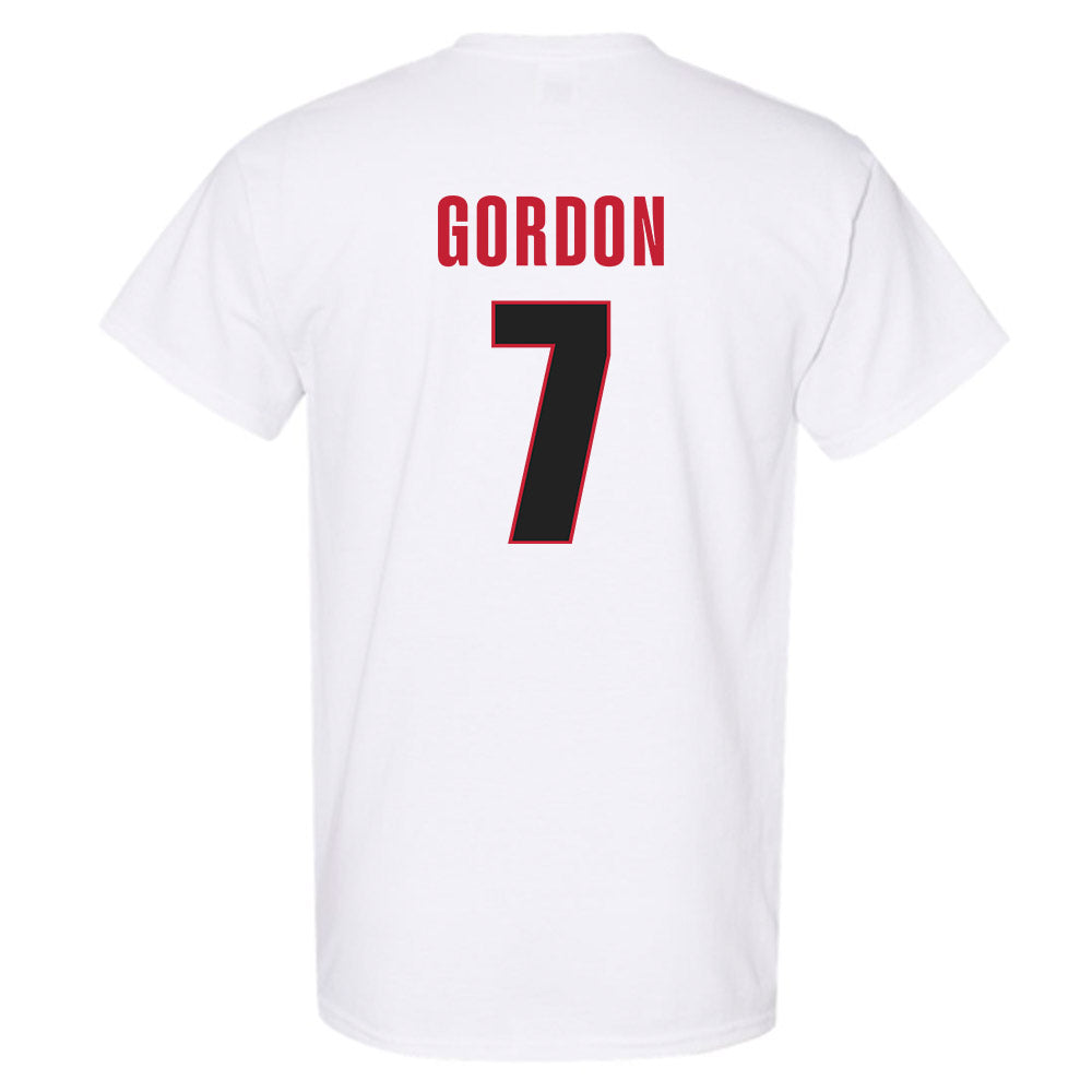 Georgia - NCAA Softball : Sarah Gordon - NCAA® Tournament Replica Shersey T-Shirt-1