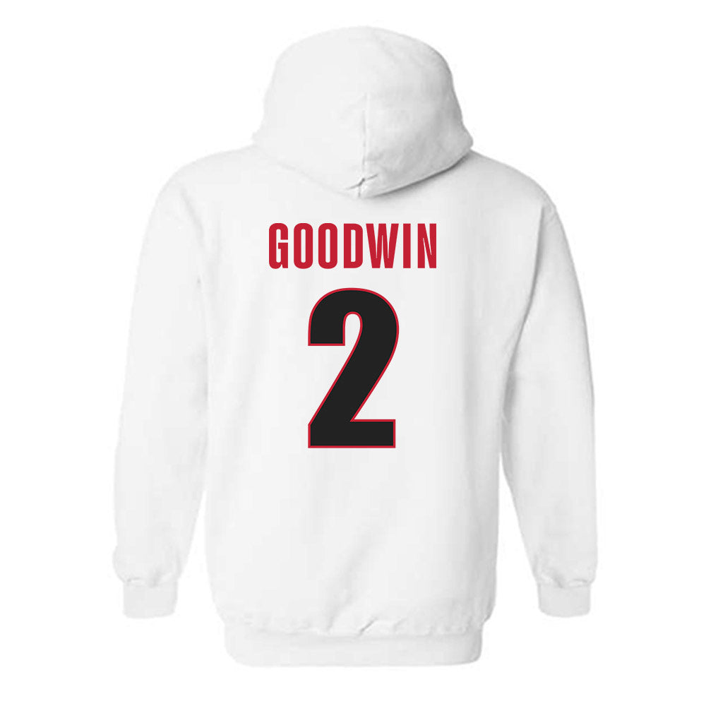 Georgia - NCAA Softball : Jaydyn Goodwin - NCAA® Tournament Replica Shersey Hooded Sweatshirt-1