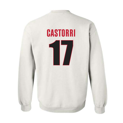 Georgia - NCAA Softball : Emma Castorri - NCAA® Tournament Replica Shersey Crewneck Sweatshirt-1