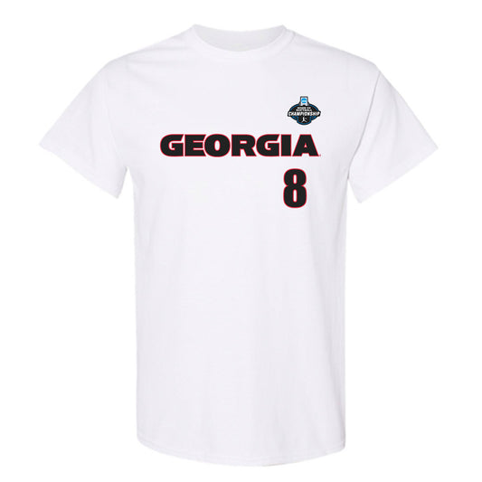 Georgia - NCAA Softball : Mua Williams - NCAA® Tournament Replica Shersey T-Shirt-0