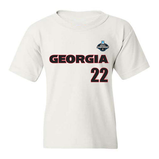 Georgia - NCAA Softball : Emily Digby - NCAA® Tournament Replica Shersey Youth T-Shirt-0