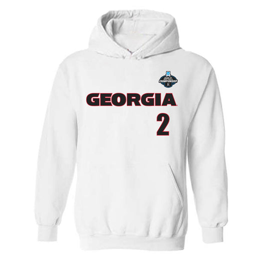 Georgia - NCAA Softball : Jaydyn Goodwin - NCAA® Tournament Replica Shersey Hooded Sweatshirt-0