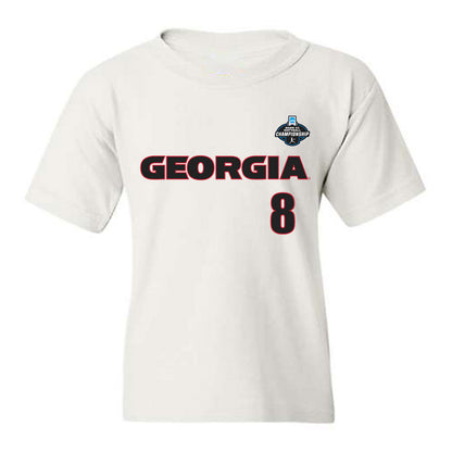 Georgia - NCAA Softball : Mua Williams - NCAA® Tournament Replica Shersey Youth T-Shirt-0