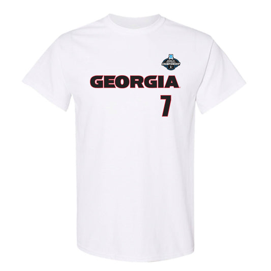 Georgia - NCAA Softball : Sarah Gordon - NCAA® Tournament Replica Shersey T-Shirt-0