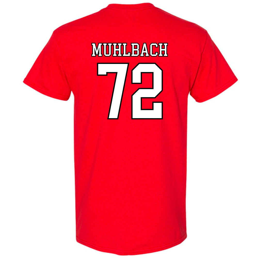 Nebraska - NCAA Softball : Carlie Muhlbach - Replica Shersey T-Shirt-1