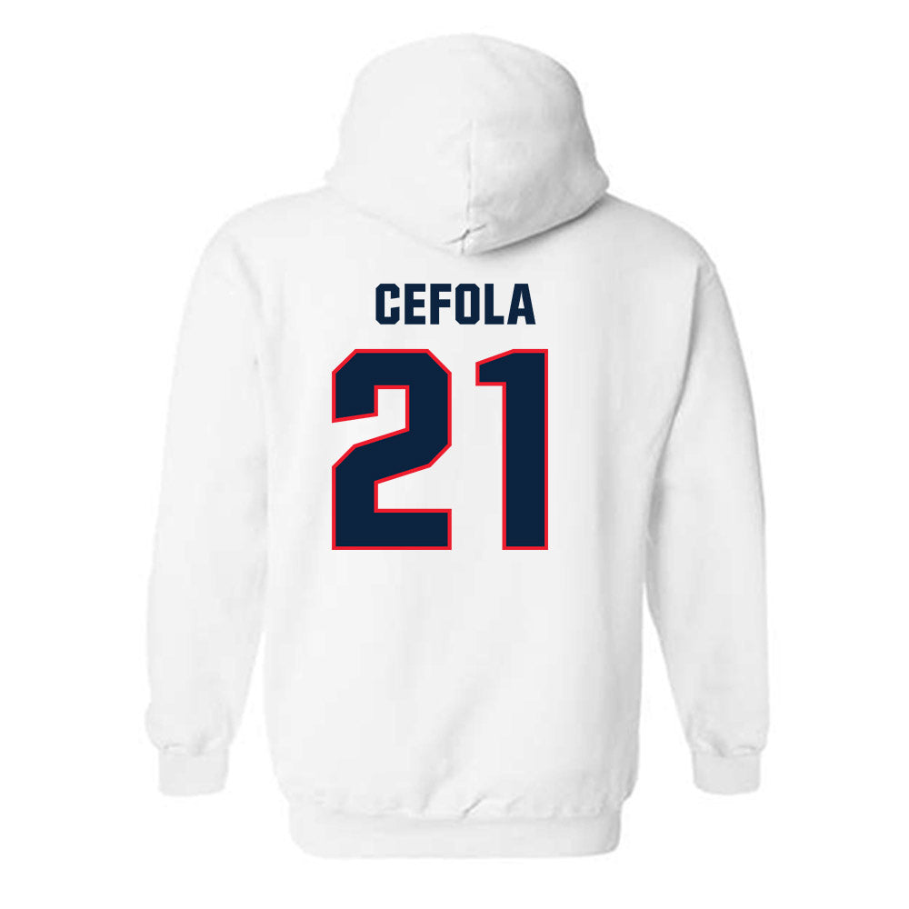 UConn - NCAA Softball : Bella Cefola - NCAA® Replica Shersey Hooded Sweatshirt-1