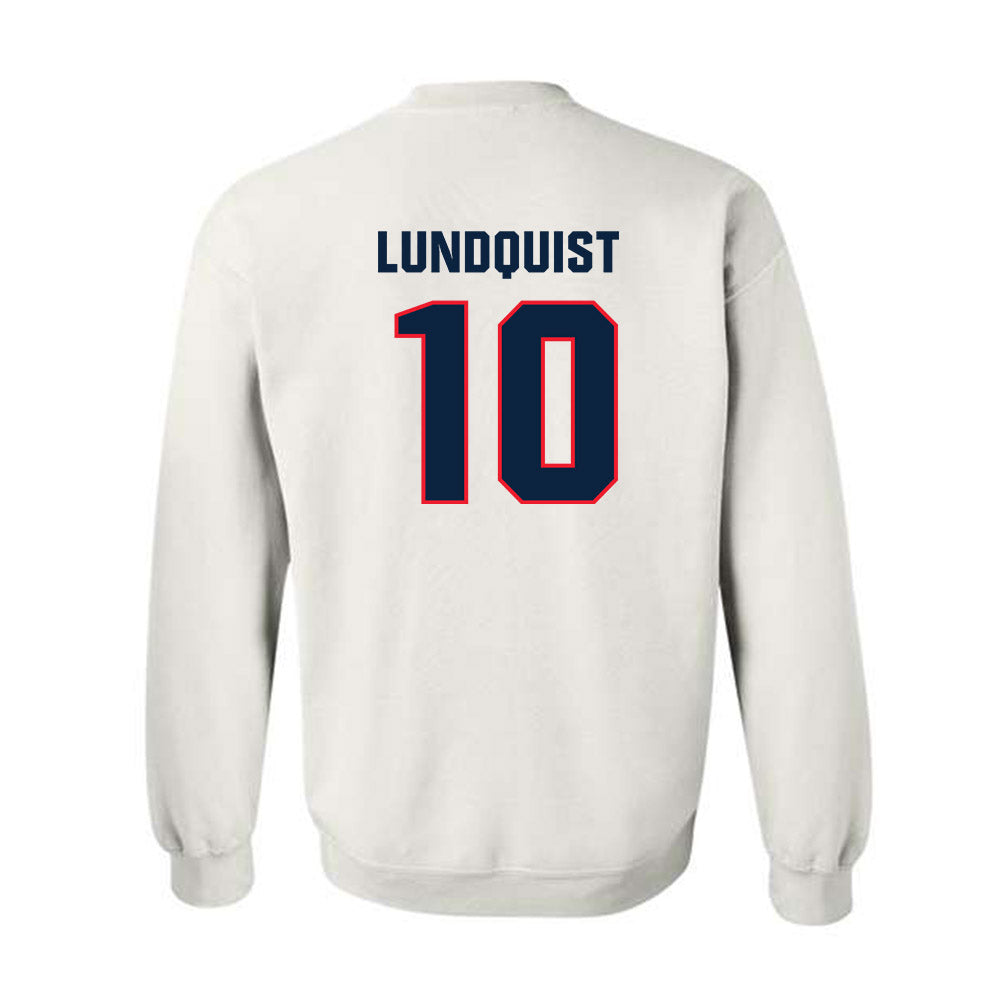 UConn - NCAA Softball : Isabella Lundquist - NCAA® Replica Shersey Crewneck Sweatshirt-1