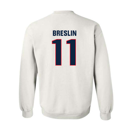 UConn - NCAA Softball : Kaitlyn Breslin - Replica Shersey Crewneck Sweatshirt-1