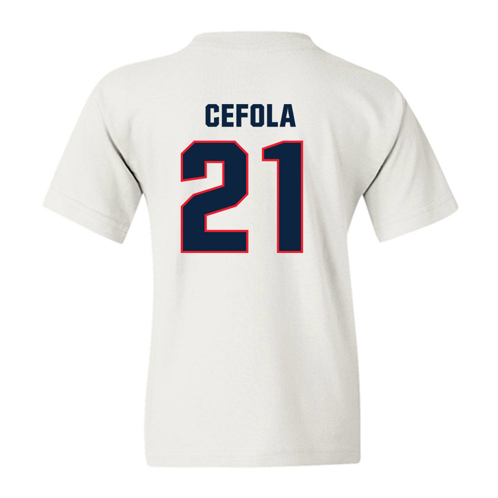 UConn - NCAA Softball : Bella Cefola - NCAA® Replica Shersey Youth T-Shirt-1