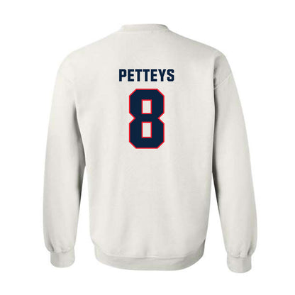 UConn - NCAA Softball : Cat Petteys - Replica Shersey Crewneck Sweatshirt-1