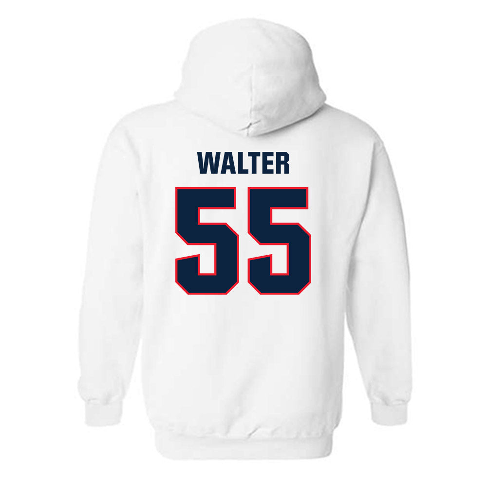 UConn - NCAA Softball : Jessica Walter - NCAA® Replica Shersey Hooded Sweatshirt-1