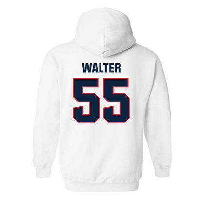 UConn - NCAA Softball : Jessica Walter - NCAA® Replica Shersey Hooded Sweatshirt-1