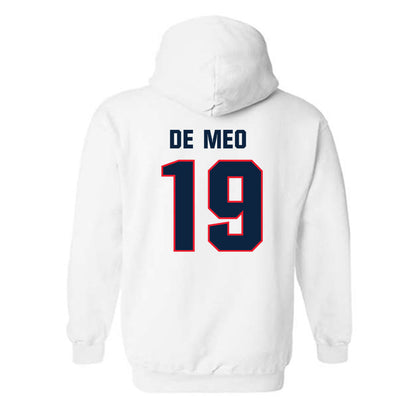 UConn - NCAA Softball : Caylee De Meo - Replica Shersey Hooded Sweatshirt-1
