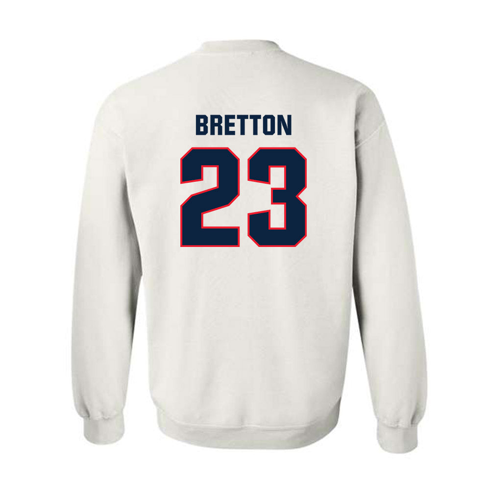 UConn - NCAA Softball : Amber Bretton - Replica Shersey Crewneck Sweatshirt-1