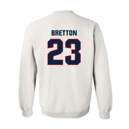 UConn - NCAA Softball : Amber Bretton - Replica Shersey Crewneck Sweatshirt-1