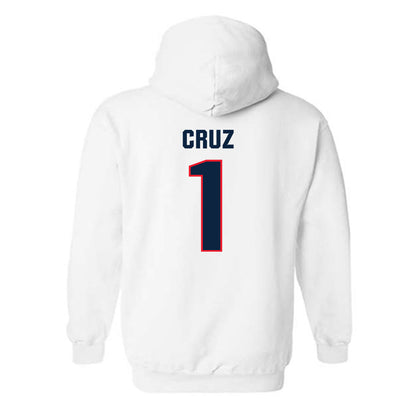 UConn - NCAA Softball : Bella Cruz - Replica Shersey Hooded Sweatshirt-1