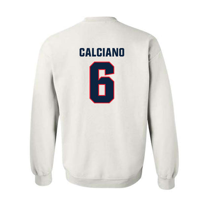 UConn - NCAA Softball : Ava Calciano - NCAA® Replica Shersey Crewneck Sweatshirt-1
