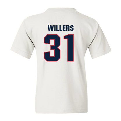 UConn - NCAA Softball : Emma Willers - NCAA® Replica Shersey Youth T-Shirt-1