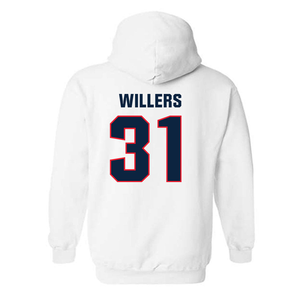 UConn - NCAA Softball : Emma Willers - NCAA® Replica Shersey Hooded Sweatshirt-1