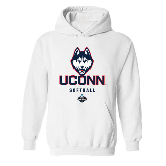 UConn - NCAA Softball : Amber Bretton - Replica Shersey Hooded Sweatshirt-0
