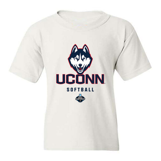 UConn - NCAA Softball : Grace Carrington - NCAA® Replica Shersey Youth T-Shirt-0