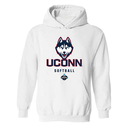 UConn - NCAA Softball : Caylee De Meo - Replica Shersey Hooded Sweatshirt-0