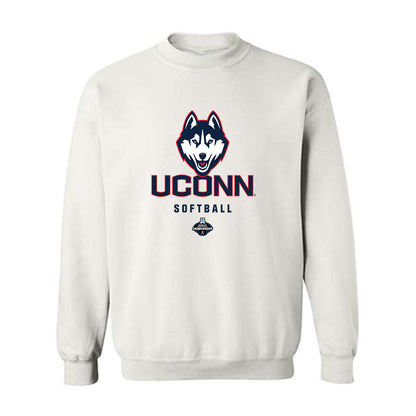 UConn - NCAA Softball : Amber Bretton - Replica Shersey Crewneck Sweatshirt-0