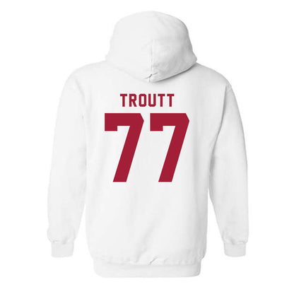 Indiana - NCAA Softball : Ella Troutt - NCAA® Replica Shersey Hooded Sweatshirt-1