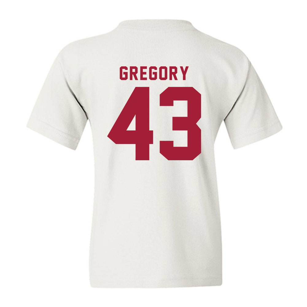Indiana - NCAA Softball : Megan Gregory - NCAA® Replica Shersey Youth T-Shirt-1
