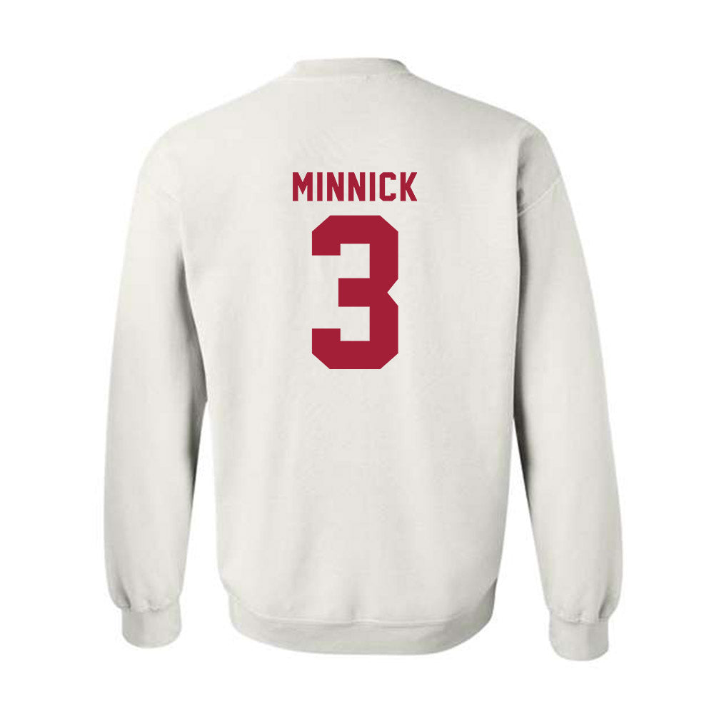 Indiana - NCAA Softball : Taylor Minnick - Replica Shersey Crewneck Sweatshirt-1