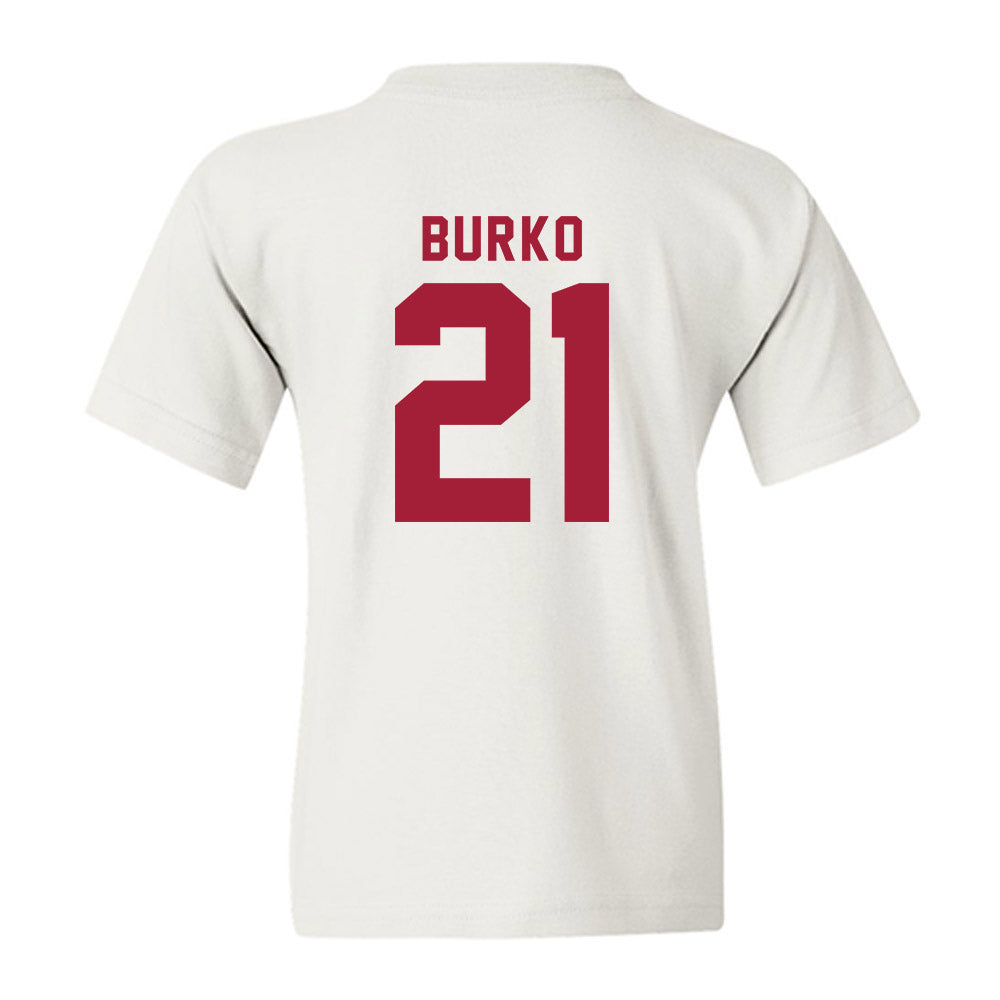 Indiana - NCAA Softball : Sydni Burko - Replica Shersey Youth T-Shirt-1