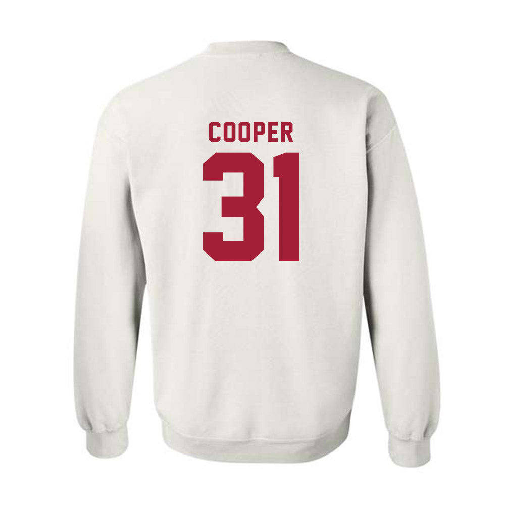Indiana - NCAA Softball : Alexandra Cooper - Replica Shersey Crewneck Sweatshirt-1