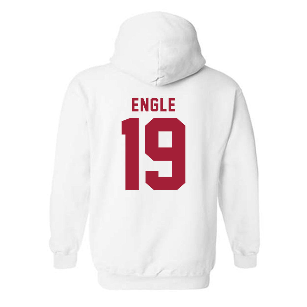 Indiana - NCAA Softball : Maddie Engle - NCAA® Replica Shersey Hooded Sweatshirt-1
