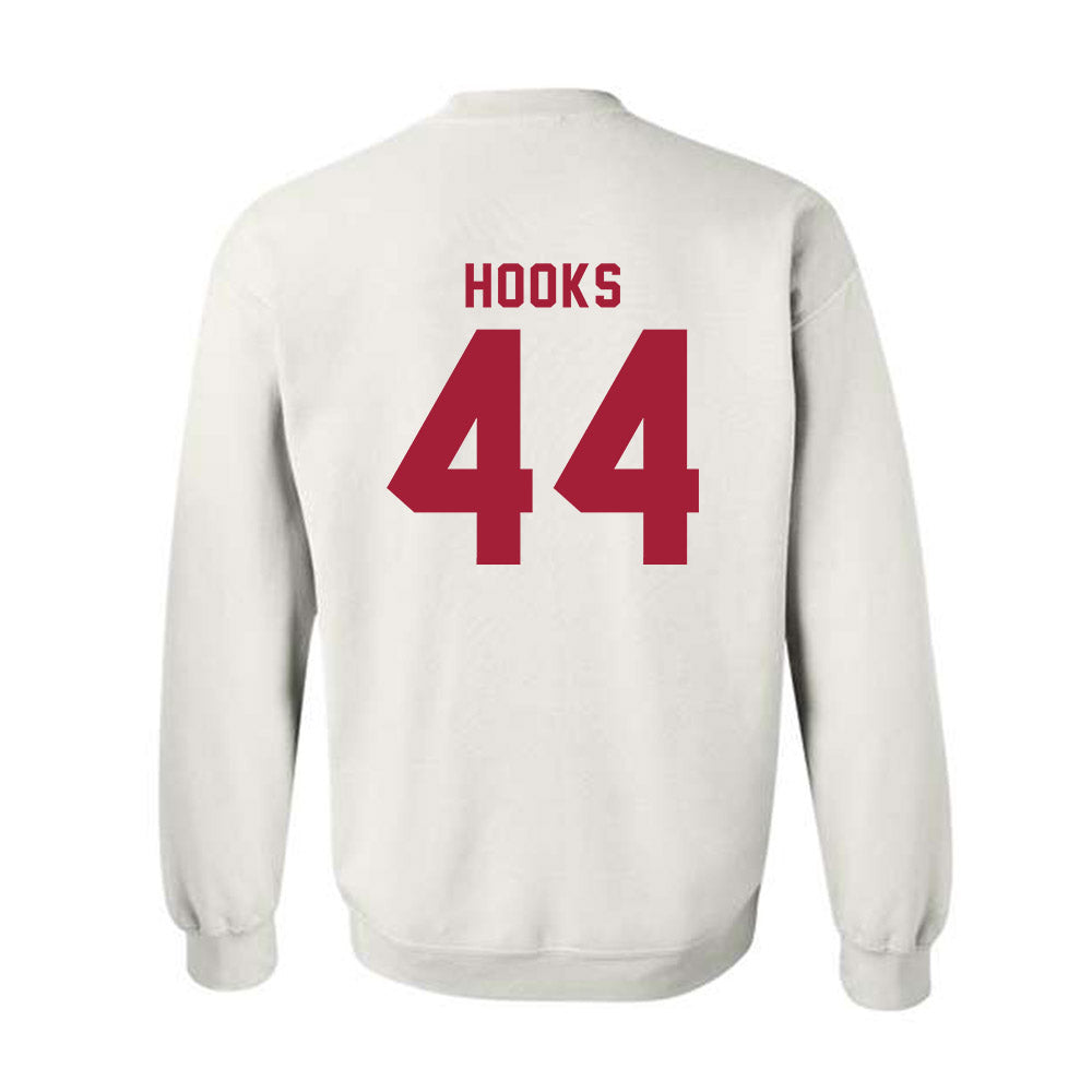 Indiana - NCAA Softball : Aubree Hooks - NCAA® Replica Shersey Crewneck Sweatshirt-1