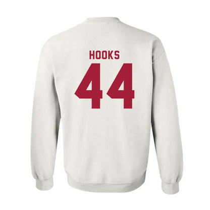 Indiana - NCAA Softball : Aubree Hooks - NCAA® Replica Shersey Crewneck Sweatshirt-1