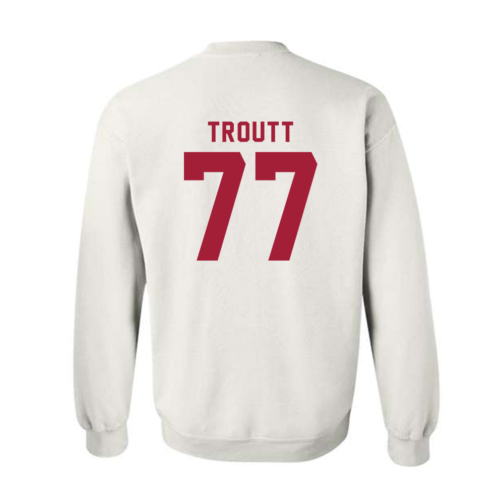 Indiana - NCAA Softball : Ella Troutt - NCAA® Replica Shersey Crewneck Sweatshirt-1