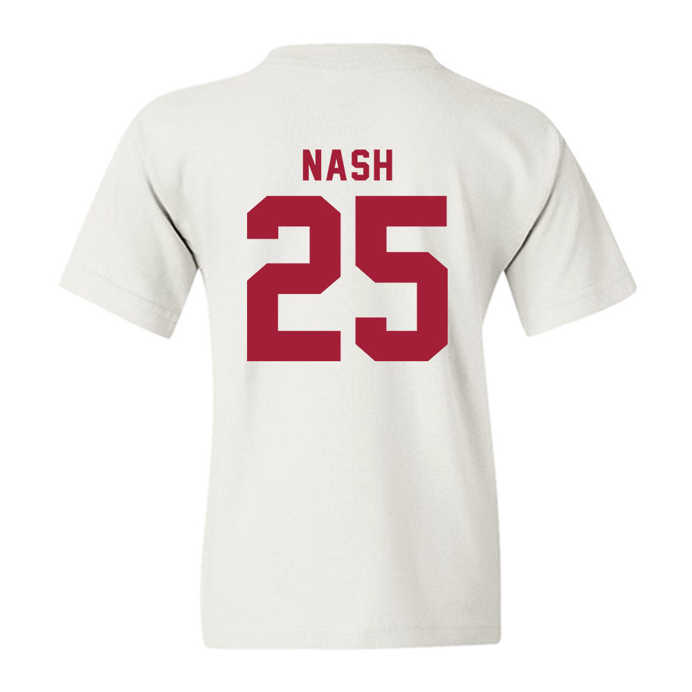 Indiana - NCAA Softball : Nevaeh Nash - NCAA® Replica Shersey Youth T-Shirt-1