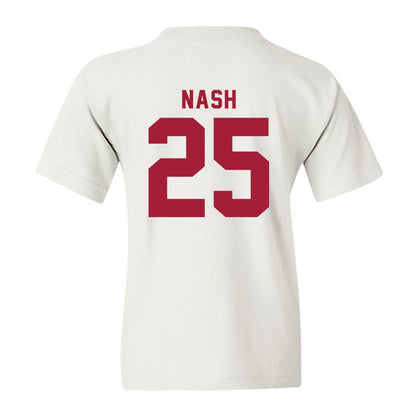 Indiana - NCAA Softball : Nevaeh Nash - NCAA® Replica Shersey Youth T-Shirt-1