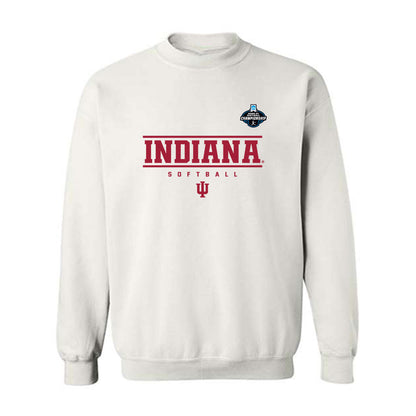 Indiana - NCAA Softball : Megan Gregory - NCAA® Replica Shersey Crewneck Sweatshirt-0