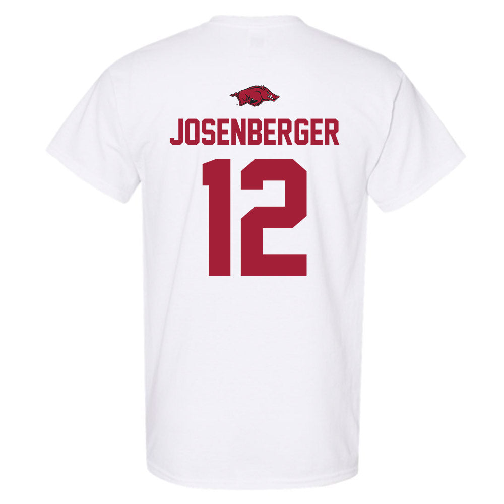Arkansas - NCAA Baseball : Tavian Josenberger - Replica Shersey T-Shirt-1