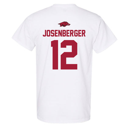 Arkansas - NCAA Baseball : Tavian Josenberger - Replica Shersey T-Shirt-1