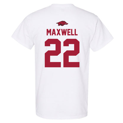 Arkansas - NCAA Baseball : Logan Maxwell - Replica Shersey T-Shirt-1