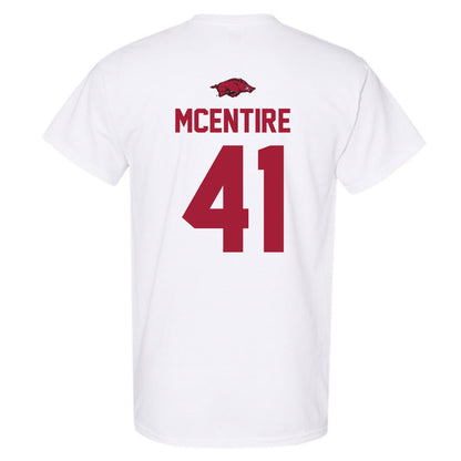 Arkansas - NCAA Baseball : Will McEntire - Replica Shersey T-Shirt-1