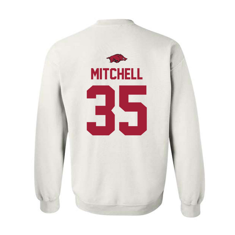 Arkansas - NCAA Baseball : Cayden Mitchell - NCAA® Replica Shersey Crewneck Sweatshirt-1
