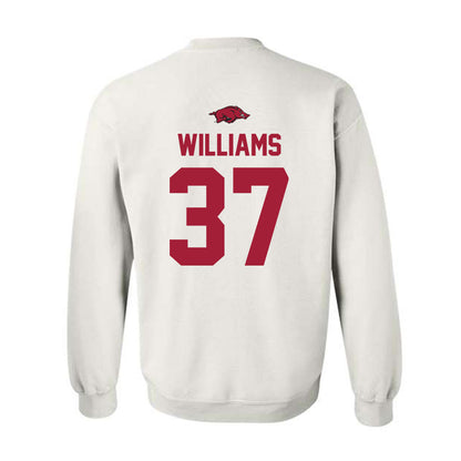 Arkansas - NCAA Baseball : Luke Williams - Replica Shersey Crewneck Sweatshirt-1