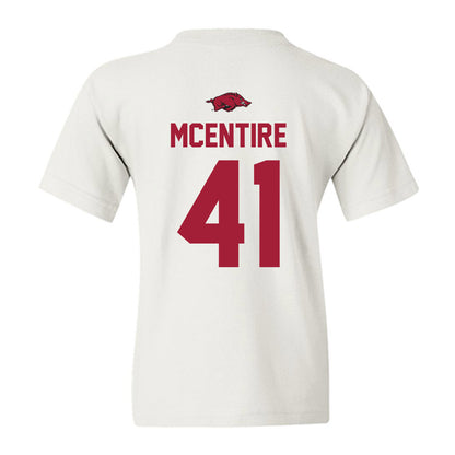 Arkansas - NCAA Baseball : Will McEntire - Replica Shersey Youth T-Shirt-1
