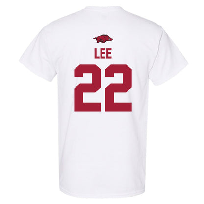Arkansas - NCAA Baseball : Peyton Lee - NCAA® Replica Shersey T-Shirt-1