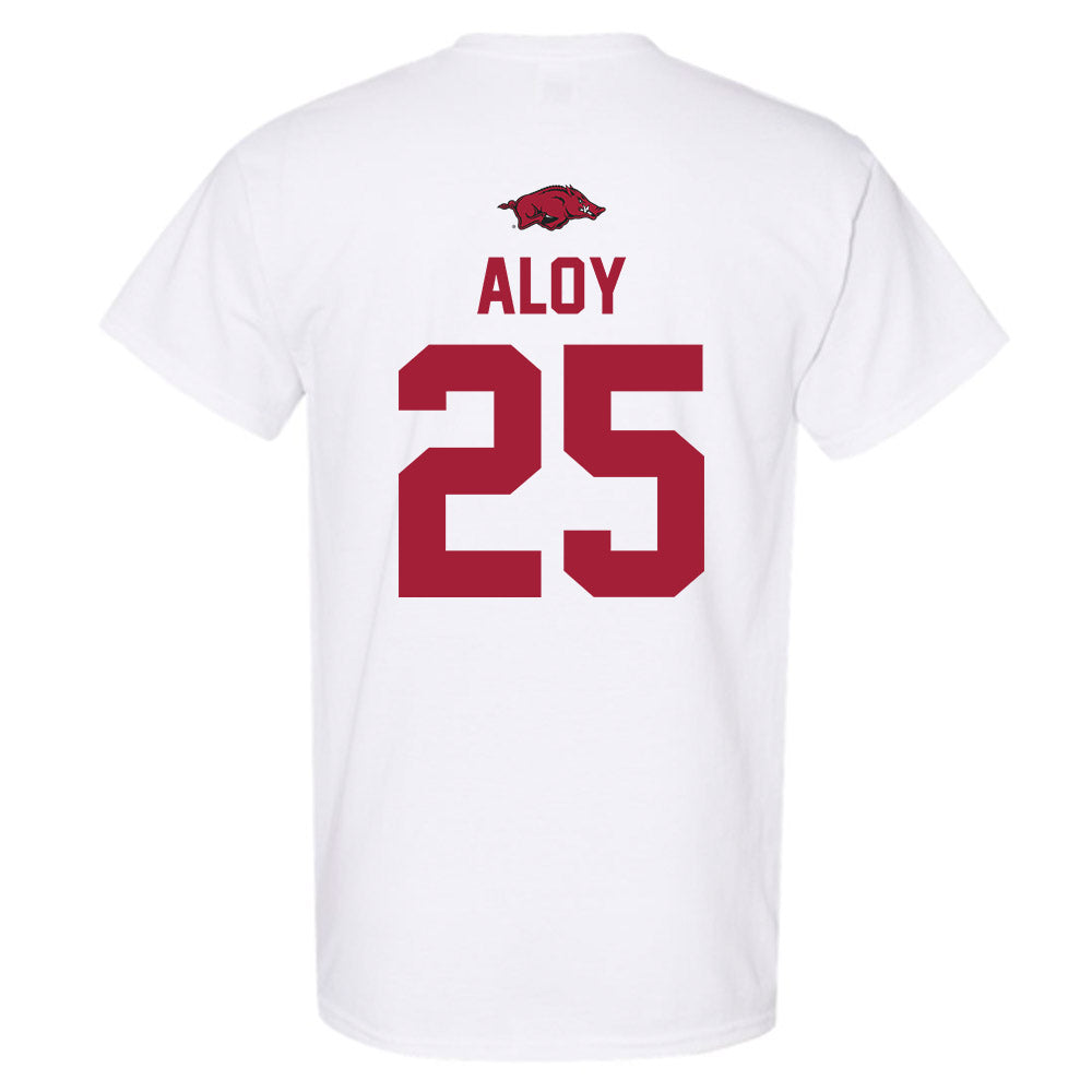 Arkansas - NCAA Baseball : Kuhio Aloy - Replica Shersey T-Shirt-1
